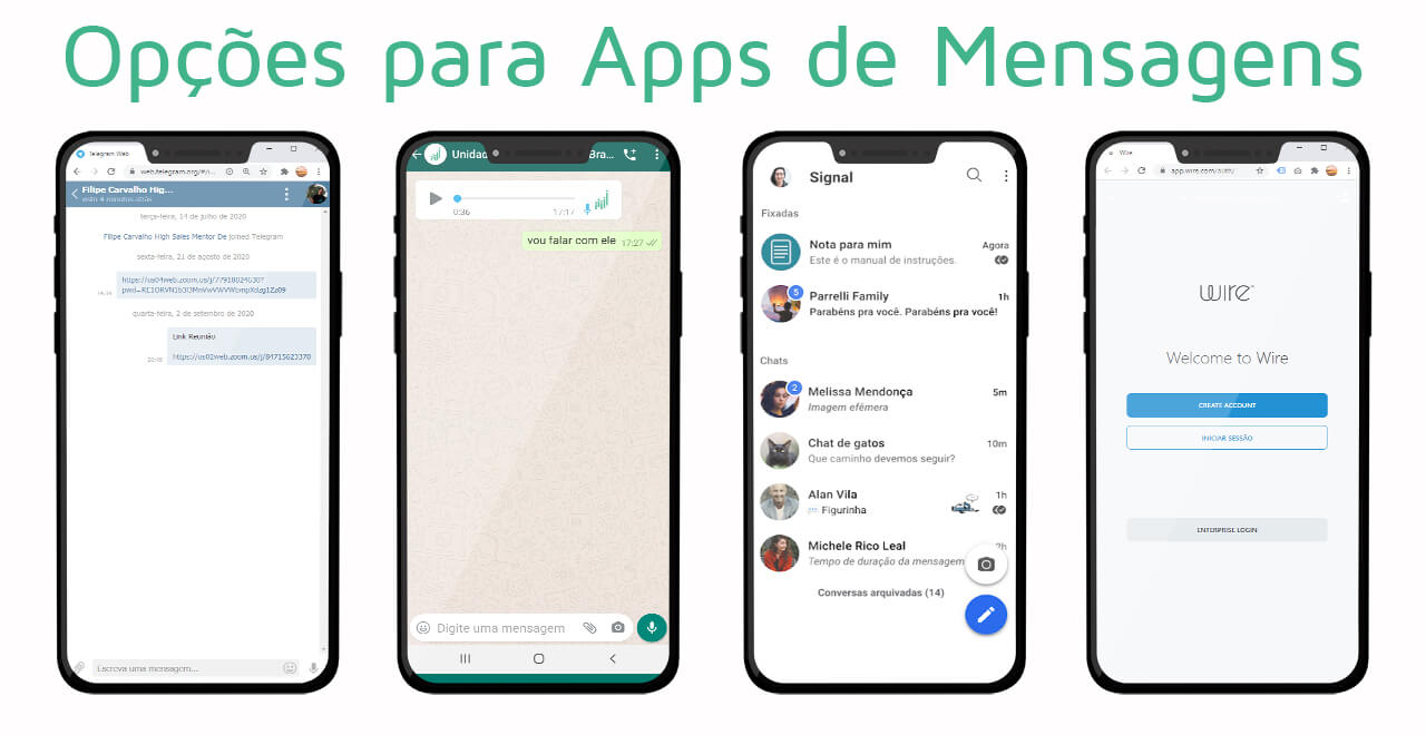 Para além da conversa: como usar apps de mensagens para se