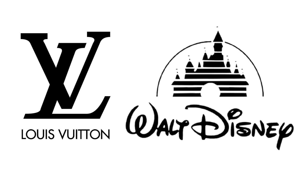 identidade visual Louis Vuitton e Disney