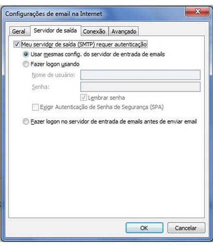 Configuração do Outlook para empresas