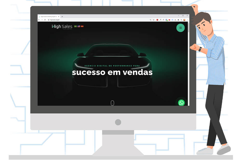 Agência na Web - LandPage de Vendas de Sites de Apostas